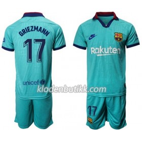 FC Barcelona Griezmann 17 Barn Tredjedraktsett 2019-2020 Kortermet (+ Korte bukser)